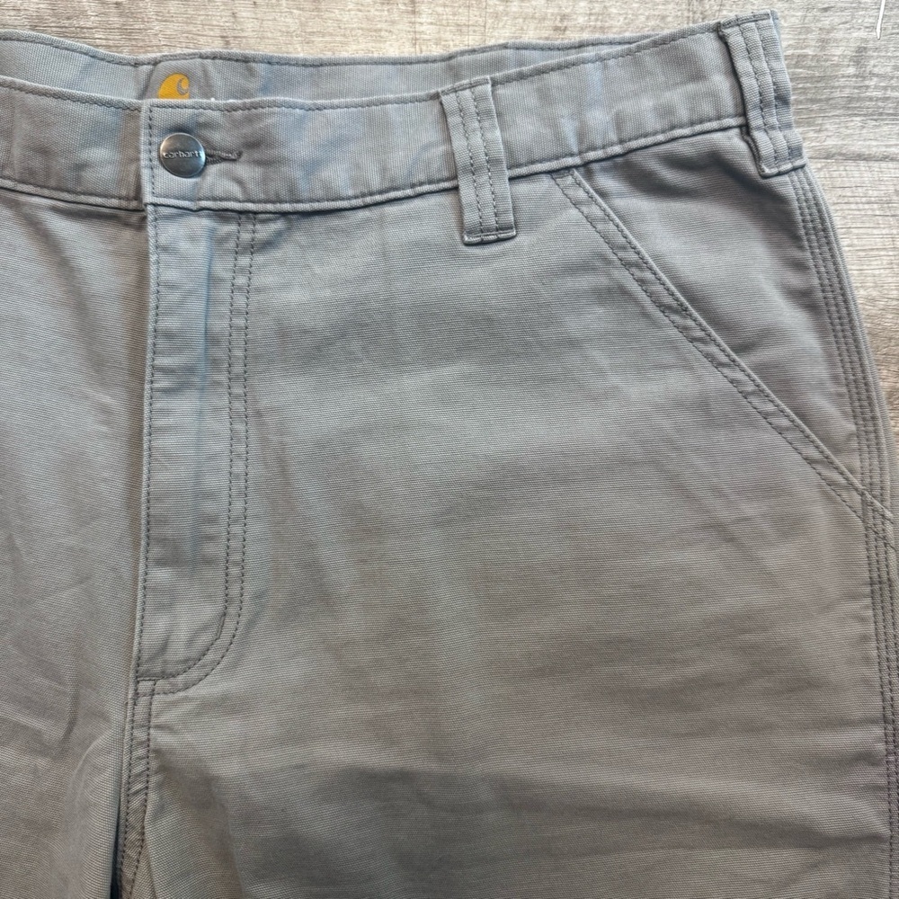 Carhartt Loose Fit Gray Utility Shorts Mens Sz. 38 - Picture 4 of 10